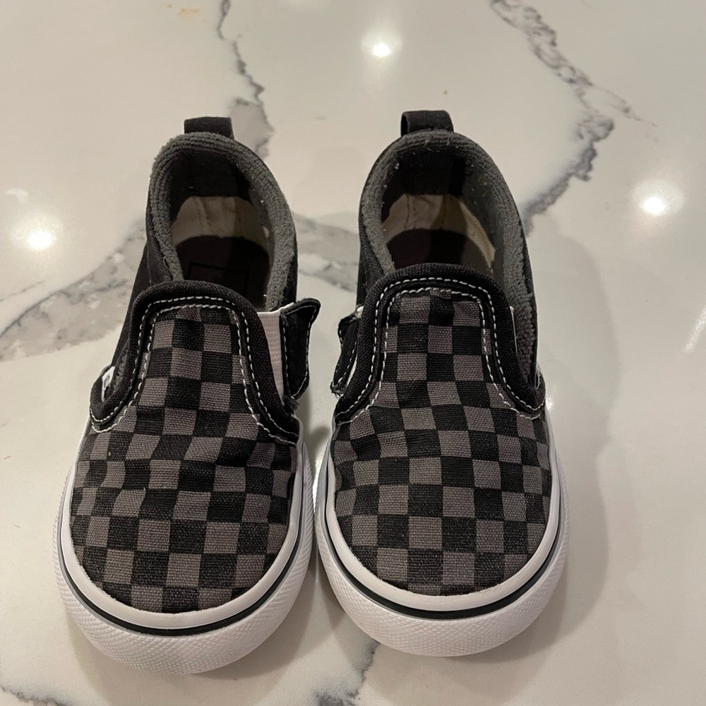 Toddler Vans Checker Slip On